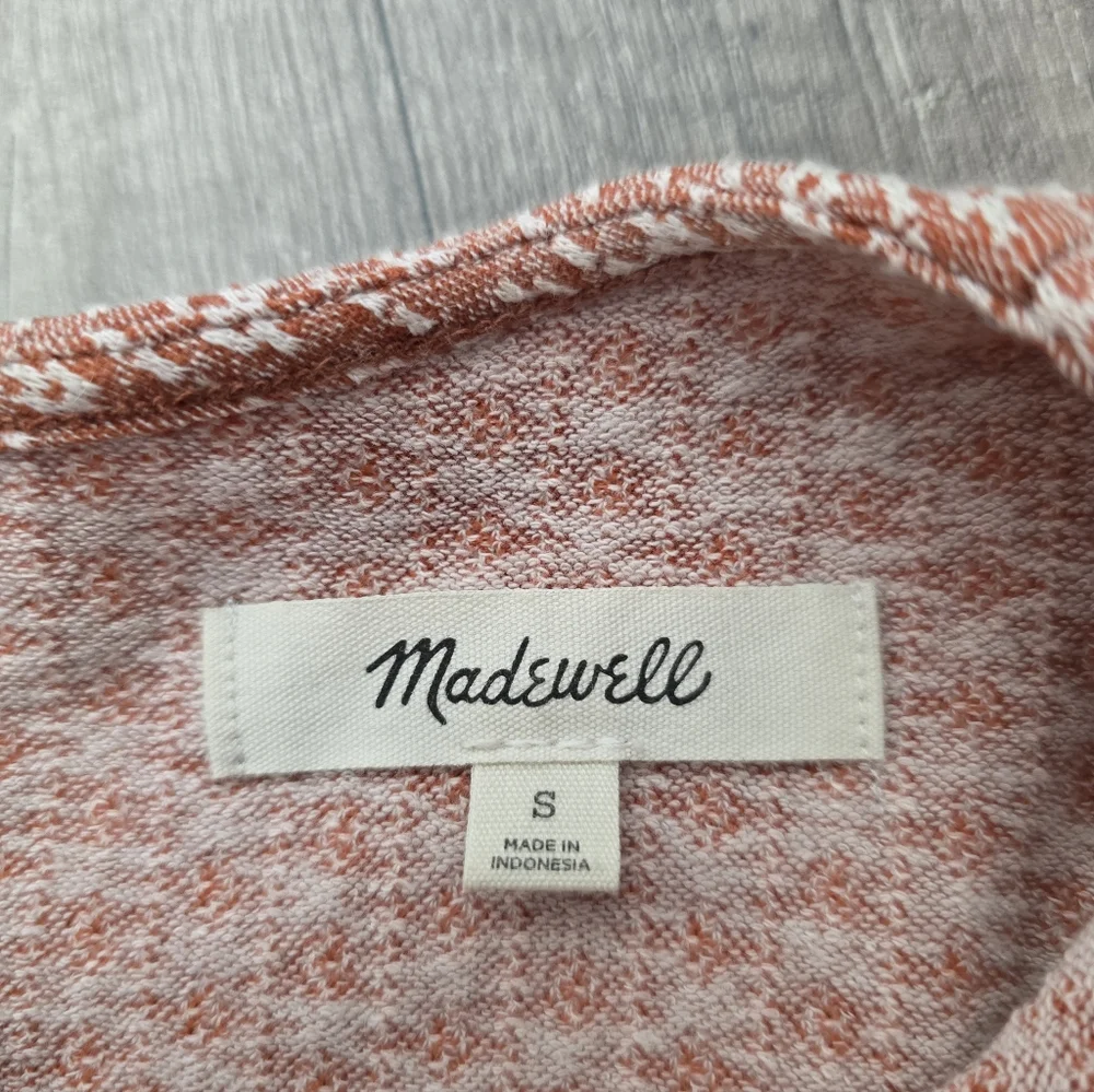 MADEWELL FLORAL JACQUARD PUFF SLEEVE TEE boho Cottagecore Coastal